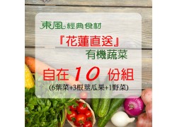 6葉菜3根莖瓜果1花東特選蔬菜